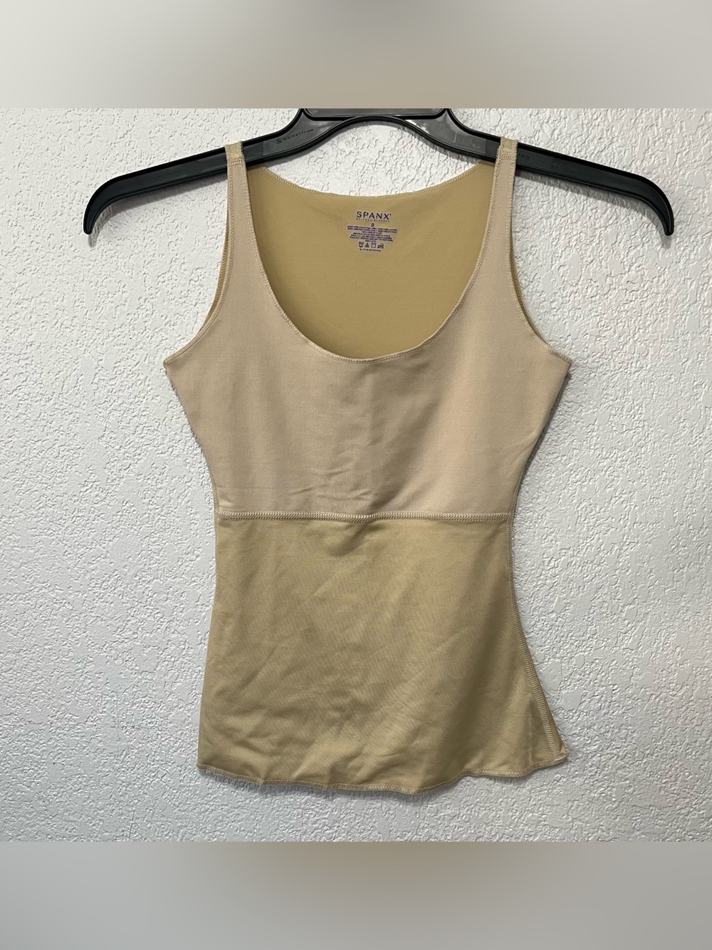 Spanx nude/beige shaping tank top size S